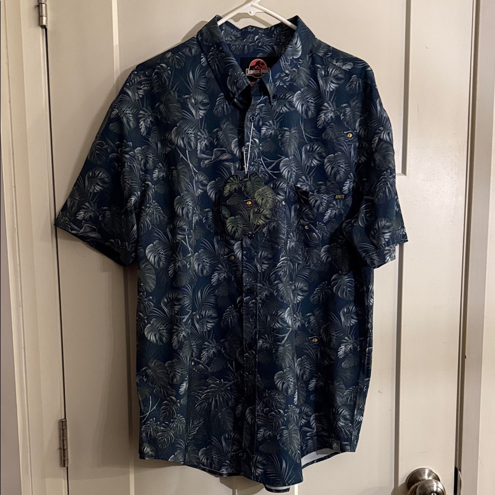 RSVLTS Jurassic Park “Clever Girl” Kunuflex short sleeve shirt